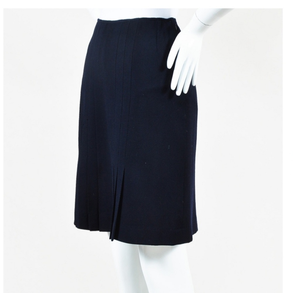 Authentic Oscar de la Renta Pleated Skirt